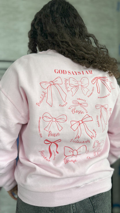 *PRE - ORDER* God says I am - Sweater