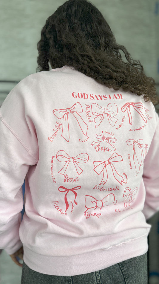 *PRE - ORDER* God says I am - Sweater